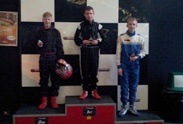 Racing Perfection Kart Academy Eastleigh Juniors Final Podium - Round 2